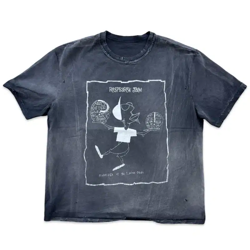Raspberry Hills Raspberry Jam Tee Washed Black Raspberry Hills Raspberry Jam Tee Washed Black