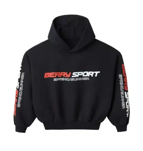 Raspberry Hills Cropped Berry Sport Hoodie Raspberry Hills Cropped Berry Sport Hoodie