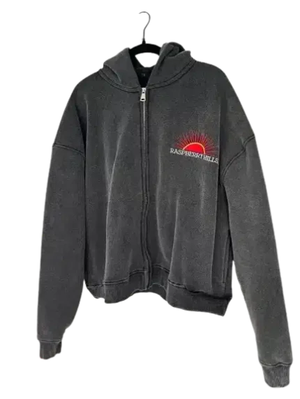 Raspberry Hills Zip-Up Hoodie