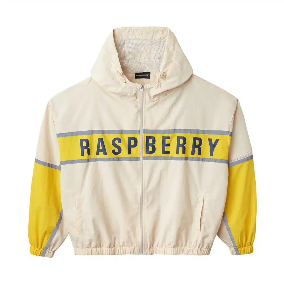 Raspberry Hills Windbreaker Cream Hoodie Raspberry Hills Windbreaker Cream Hoodie