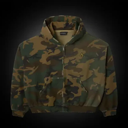 Raspberry Hills CAMO BUNKER ZIP UP Hoodie