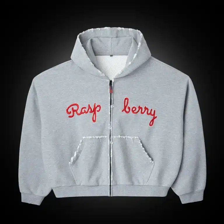 Raspberry Hills SCRIPT ZIP UP Hoodie Raspberry Hills SCRIPT ZIP UP Hoodie