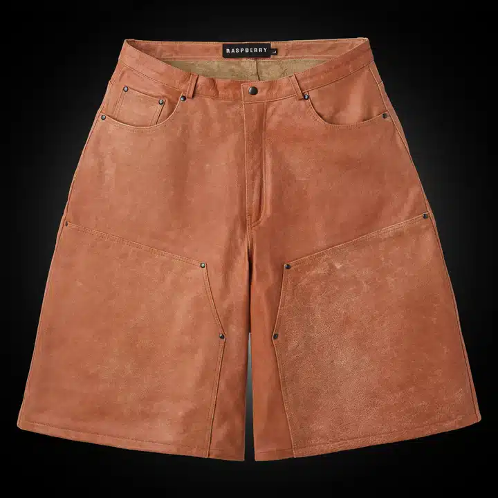 RASPBERRY HILLS MOJAVE LEATHER SHORTS RASPBERRY HILLS MOJAVE LEATHER SHORTS
