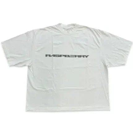 Raspberry Hills Logo Tee White