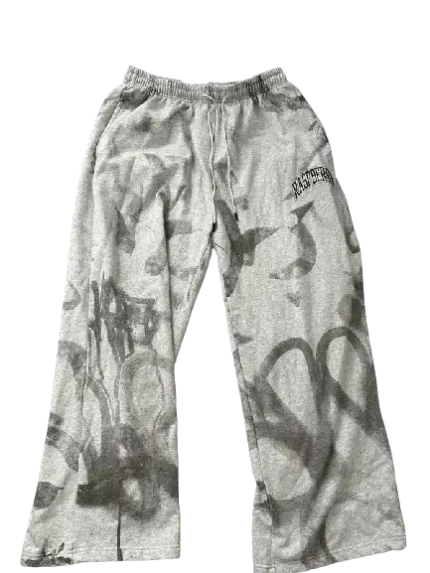 Raspberry Hills White/Black Sweatpants