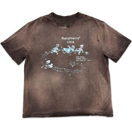Raspberry Hills Rdf Tee Washed Brown
