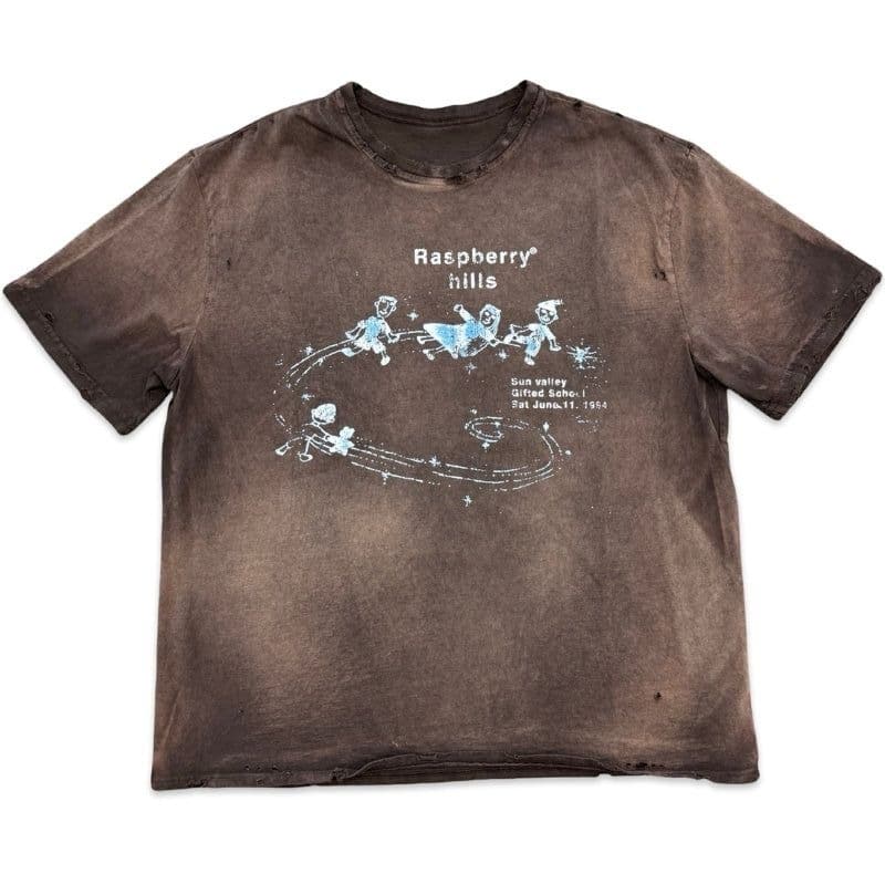 Raspberry Hills Rdf Tee Washed Brown Raspberry Hills Rdf Tee Washed Brown