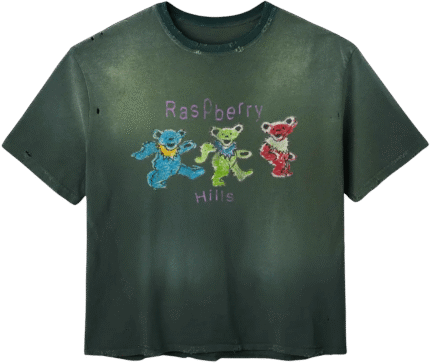 Raspberry Hills Grateful Berry Green Tee