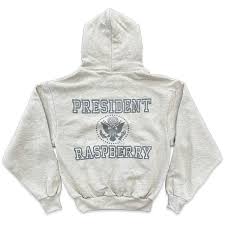 Raspberry Hills President Hoodie – White