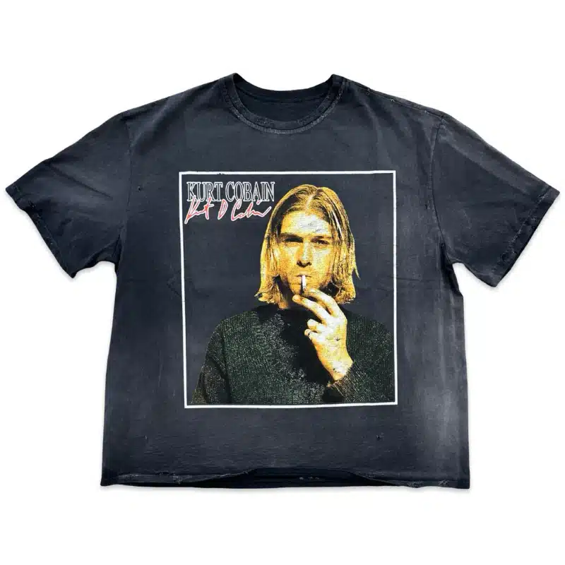 Raspberry Hills Kurt Cobain Tee Black Raspberry Hills Kurt Cobain Tee Black